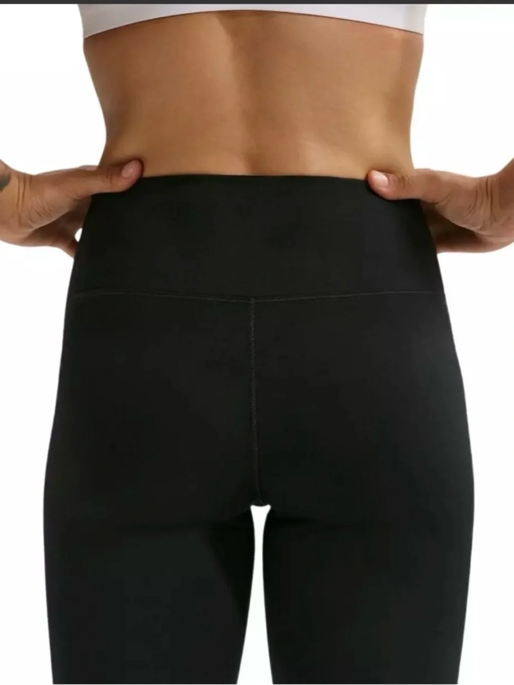 NIKE ONE Women TIGHT FIT HIGH RISE Yoga Leggings-Black XS NWOT